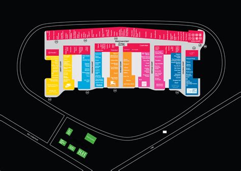 wrentham village premium outlets map